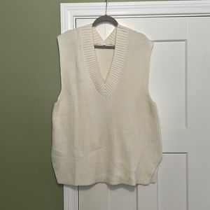 H&M oversized knitted vest